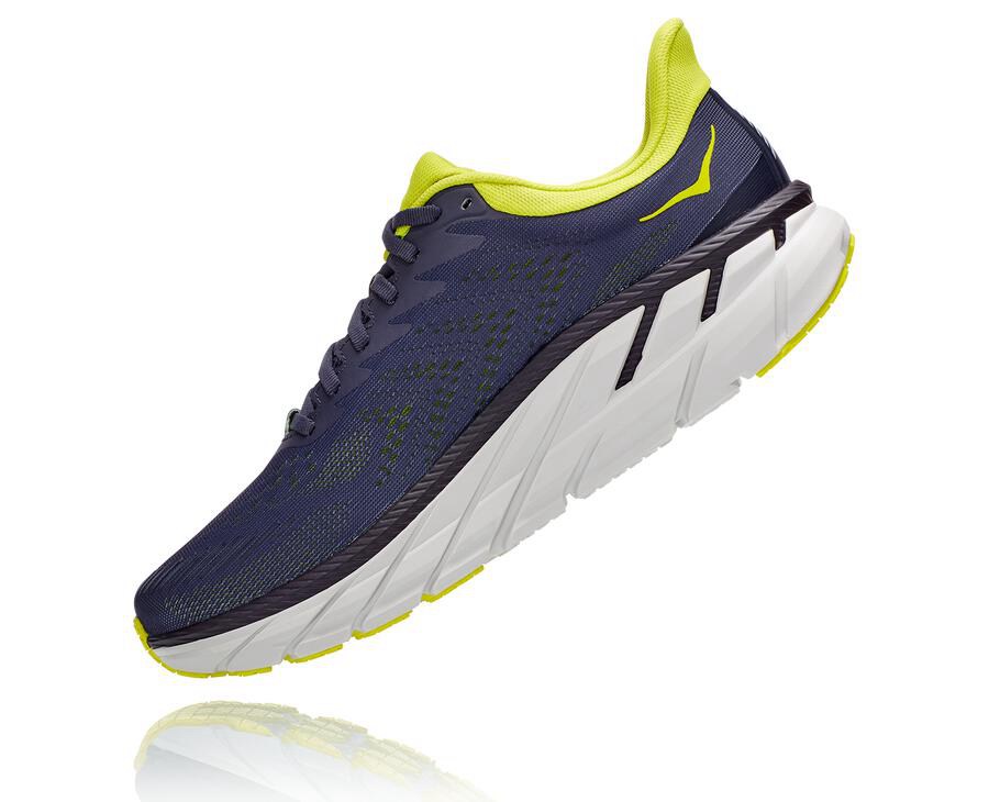 Hoka One One Hardloopschoenen Heren - Clifton 7 - Donkerblauw - YS1689427